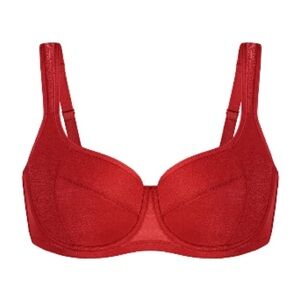HSIA Balconette Starry Night Red Women's Bra 36DDD NWT